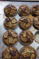 Chocolate Hazelnut Banana Muffin (vegan)