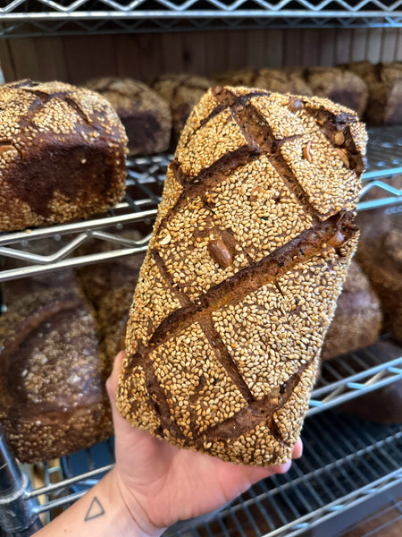 Birdseed Einkorn Pan Loaf