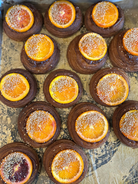 Seasonal Sweet Danish - Passion Fruit, Sesame & Citrus